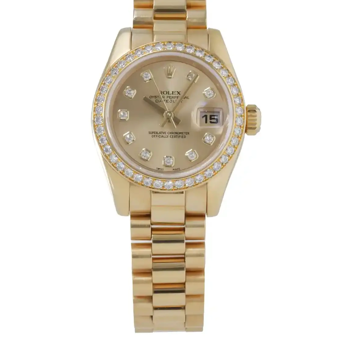 Prestigious Jewellers Datejust Rolex Gold 179138 0703